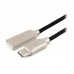 Кабель USB, Cablexpert CC-P-USBC02Bk-1M, 1.0м Cable Type A - Type C, USB 2.0, black