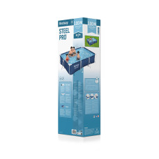 Каркасный бассейн Steel Pro 300 х 201 х 66 см, BESTWAY, 56404, Винил, 3300 л., Стальной каркас, Синий, Цветная коробка