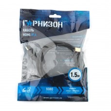 Кабель SVGA, HDMI to HDMI, 1.5m, Гарнизон GCC-HDMI-1.5M 