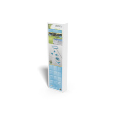 Набор для чистки бассейна Deluxe Pool Maintenance Kit, INTEX, 28003, Пластик/Алюминий, Насадка-сачок, Насадка-щетка , Насадка-пылесос с шлангом 750см и набором насадок, Телескопическая ручка 279 см., Сине-Белый, Цветная коробка