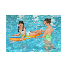 Надувная доска для плавания Sunny Surf 114 х 46 см, BESTWAY, 42046, Винил, 2 ручки, Голубой/Оранжевый в ассортименте, Цветная коробка