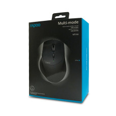 Компьютерная мышь, Rapoo, MT550L, 1600dpi, Bluetooth 3.0/4.0, Беспроводной 2.4 ГГц, Эффективная дистанция 10 м., Батарейки в комплекте, 2 x AA, 7 х 10 х 4 см, Черный