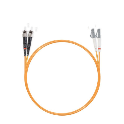 Патч корд оптоволоконный,, LC/UPC-ST/UPC MM OM1 62.5/125 Duplex 3.0мм 1 м, LSZH