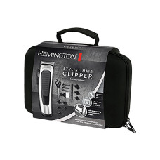 Машинка для стрижки, Remington, HC450, Работа от сети/аккумулятора, Длина стрижки 3-25 мм, 8 насадок, Встроенный аккумулятор, Время работы от аккумулятора 30мин, Лезвия из нержавеющей стали, Самозатачивающиеся лезвия, Индикация заряда, Кейс для хранения, 