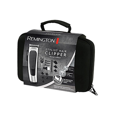 Машинка для стрижки, Remington, HC450, Работа от сети/аккумулятора, Длина стрижки 3-25 мм, 8 насадок, Встроенный аккумулятор, Время работы от аккумулятора 30мин, Лезвия из нержавеющей стали, Самозатачивающиеся лезвия, Индикация заряда, Кейс для хранения, 