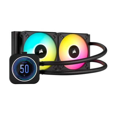 Система водяного охлаждения процессора Corsair H100i ELITE LCD XT Display [CW-9060074-WW] Water Cooler for 1200/115x/1700/2011/2066/AMD, [CW-9060074-WW]