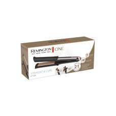 Выпрямитель для волос, Remington, S6077, Автоотключение, Защита от перегрева, Ионизация, Плавающие пластини с терморегулятором, Количество температурных режимов 5 шт , Цвет черный, розовый