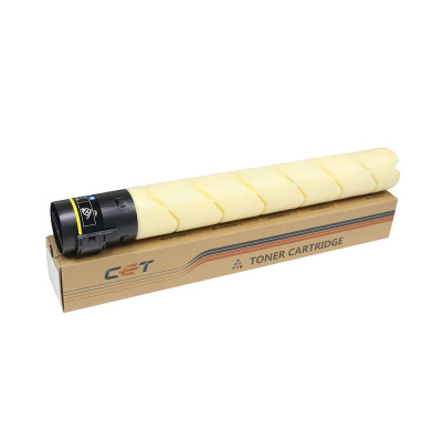 Тонер-картридж, CET, CET141604, TN-221Y, NF8, Жёлтый, Для копиров KONICA MINOLTA Bizhub C227/C287, 467гр., 21000 страниц
