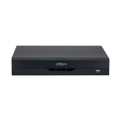Гибридный видеорегистратор, Dahua, DH-XVR5116HS-I3, 16 каналов, HDCVI, TVI, AHD, CVBS, IP, Квадруплекс, Разрешение записи: 5M-N, 4M-N, 1080P, 1080N, 720P, 960H, D1, CIF, Выходы видео: 1 разъем HDMI, 1 разъем VGA, 1 SATA до 10Tb, DC 12V/2A