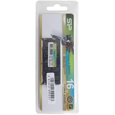 Оперативная память для ноутбука, Silicon Power, SP016GBSFU320X02, DDR4, 16 GB SO-DIMM <3200MHz> CL22