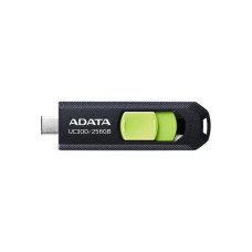 USB-накопитель, ADATA, ACHO-UC300-256G-RBK/GN, 256GB, USB 3.2