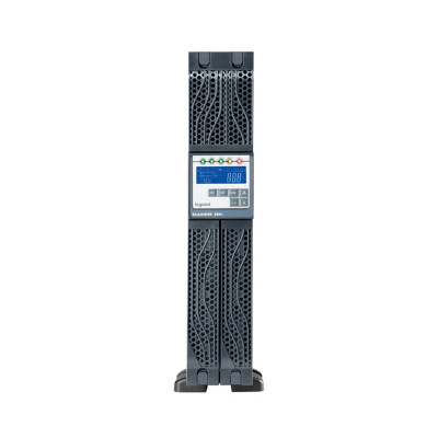 Источник бесперебойного питания, Legrand, Daker DK Plus 3кВА 310172, Мощность 3000ВА/2700Вт, Онлайн, Стоечный 2U, ЖК/USB, Диапазон работы AVR:180-300В, Бат.: 12В/9Ач.*6 шт., Вых: 6 x IEC C13, 1 х IEC C19, Чёрный