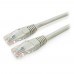 Патч-корд Cablexpert PP10-1.5M, серый Cable Patch cord UTP 5e-Cat 1.5 m