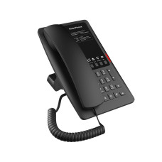 IP-телефон, Fanvil, H4 (B), отельный, 2 SIP-линии, чёрный, 1xUSB, 1xFE RJ45, PoE, без дисплея, 5 DSS, блок питания в комплекте