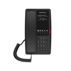 IP-телефон, Fanvil, H4 (B), отельный, 2 SIP-линии, чёрный, 1xUSB, 1xFE RJ45, PoE, без дисплея, 5 DSS, блок питания в комплекте