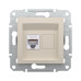 Розетка компьютерная, SE, EPH4770123, Asfora RJ45 кат. 6 механизм кремовый Розетка компьютерная, SE, EPH4770123, Asfora RJ45 кат. 6 механизм кремовый