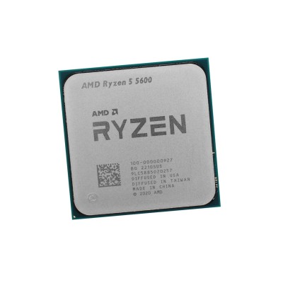 Процессор AMD Ryzen 5 5600, oem CPU 3.5GHz (Vermeer, 4.4), 6C/12T, (100-000000927), 3/32MB, 65W, AM4