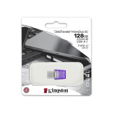 USB-накопитель, Kingston, DTDUO3CG3/128GB, 128GB, USB 3.2, Фиолетовый USB-накопитель, Kingston, DTDUO3CG3/128GB, 128GB, USB 3.2, Фиолетовый