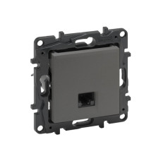 Информационная розетка одинарная, Legrand Niloe Step, 863363, RJ45 Кат.6 UTP Алюминий