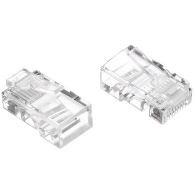 Коннектор RJ-45 Cablexpert  LC-PTU-01/10, упаковка Connector Cat.5, for UTP, (в пакете 10 штук)