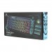 Клавиатура USB, Aula Wind F3061 KeyBoard membrane, 61 keys, RGB backlit, black