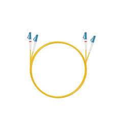 Патч корд оптоволоконный,, LC/UPC-LC/UPC SM 9/125 Duplex 2.0мм 1 м, LSZH