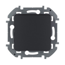 Переключатель одноклавишный, Legrand, 673653, Inspiria 10 AX 250 В антрацит