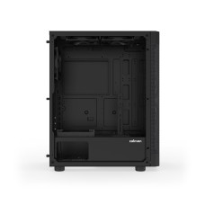 Компьютерный корпус, Zalman, i4 Black, Mid-Tower, ATX/M-ATX/M-ITX, USB 2.0*1, USB 3.0*2, HD Audio+Mic, 6*120мм Black Fan вентиляторы, Высота процессорного кулера до 170мм, Длина VGA до 320мм, 396*225*484мм, Сталь/Пластик, Без Б/П, Черный