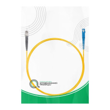Патч корд оптоволоконный,, SC/UPC-ST/UPC SM 9/125 Simplex 3.0мм 1 м, LSZH