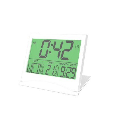 Часы с термометром Ritmix CAT-042, Белый Alarm Clock thermometer, CR2025, white