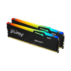 Комплект модулей памяти, Kingston, FURY Beast RGB KF560C36BBE2AK2-32 (Kit 2x16GB), DDR5, 32GB, DIMM <PC5-48000/6000MHz> Комплект модулей памяти, Kingston, FURY Beast RGB KF560C36BBE2AK2-32 (Kit 2x16GB), DDR5, 32GB, DIMM <PC5-48000/6000MHz>