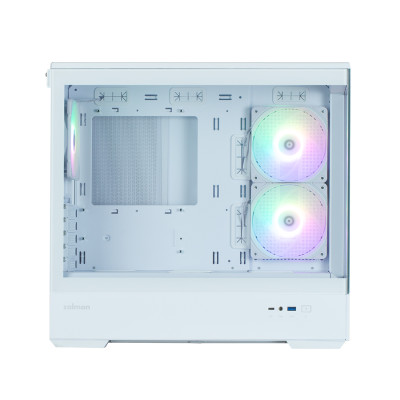 Компьютерный корпус, Zalman, P30 White V2, P30 White V2, Micro-ATX, 2*3.5"/1*2.5", Высота кулера до 173 мм, Длина VGA до 420 мм, 452х235х429 мм, Без Б/П, Белый