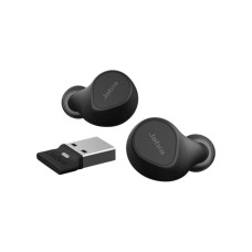 Гарнитура, Jabra, 20797-999-999, Evolve2 Buds MS, Cradle USB-A MS, Link 380 BT adapter USB-A MS, 30 cm USB-C to USB-A cable, внутриканальные, Bluetooth (R): 5.2, стерео,IP57