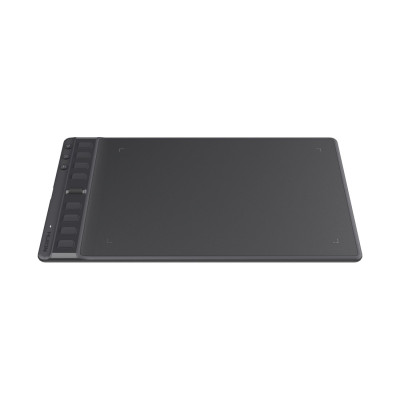 Графический планшет, Huion, H951P, Цифровая ручка:PW110, Технология пера:EMR без батареек, Разрешение пера:5080 LPI, Чувствительность к давлению:8192 уровней, Поддержка наклона:±60°, Чувствительная высота:10 мм, Report Rate:>260PPS, Точность:±0,3 мм, К