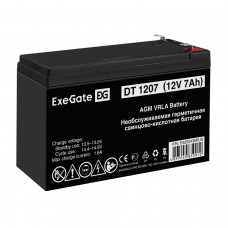 Батарея для UPS 12V, 7Ah, ExeGate DT 1207 