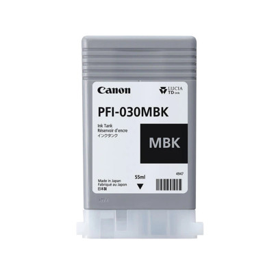 Чернила, Canon, Ink Tank PFI-030 Matte Black, 3488C001AA, для imagePROGRAF TA-20/TA-30, TM-240/TM-340, 55 мл