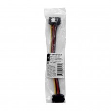 Кабель SATA 15pin(M) / 2x15pin(F), Cablexpert CC-SATAM2F-20CM 