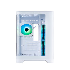 Компьютерный корпус, 1STPLAYER, UV6 WH, UV6-WH-2FC7R-W-1FC7-W, M-ATX / ITX, 2*3.5"/3*2.5", Кулер 3*12см, Высота кулера до 157 мм, Длина VGA до 400 мм, 280453377 мм, Без Б/П, Белый