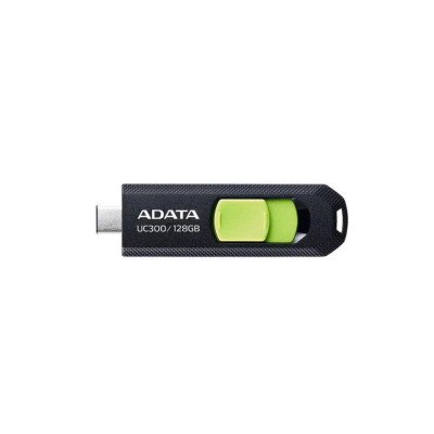 USB-накопитель, ADATA, ACHO-UC300-128G-RBK/GN, 128GB, USB 3.2