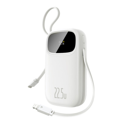 Портативный внешний аккумулятор, Baseus, EnerFill FC31 (P10082106213-00), 10000mAh, 22.5W Белый