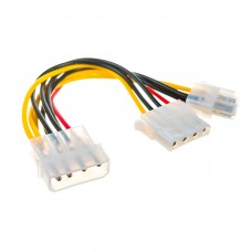 Кабель Molex 4 pin -> Molex 4 pin + ATX 4 pin, Cablexpert CC-PSU-4 