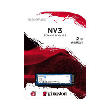 Твердотельный накопитель SSD, Kingston, NV3 SNV3S/2000G, 2000GB, M.2 NVMe PCIe 4.0x4, 6000/5000Мб/с Твердотельный накопитель SSD, Kingston, NV3 SNV3S/2000G, 2000GB, M.2 NVMe PCIe 4.0x4, 6000/5000Мб/с