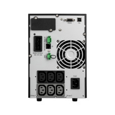 Источник бесперебойного питания, Eaton, 9SX1000I, Онлайн, Напольный, Мощность 1000ВА/900Вт, Диапазон работы AVR: 190-276В (с возможностью регулировки до 120-276В), Бат.: 12В/9 Ач*3шт., Чистая синусойда, 6 вых.: 6 IEC C13 (10А), Smart, USB-B, RS232, SNMP с