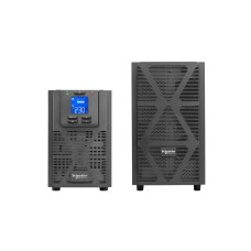 Источник бесперебойного питания, Schneider Electric, Easy UPS SRVS2KIL, Комплект: SRVSPM2KIL-1шт, SRVS72BP-9A-1шт, Онлайн, Мощность 2000ВА/1600Вт, Напольный, 230В, Вых: 4x IEC C13, Intelligent Card Slot, LCD, Extended Runtime, Бат.блок: SRVS72BP-9A, Чёрны