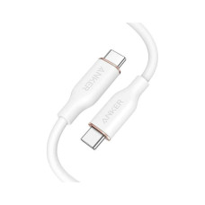 Интерфейсный кабель, Anker, PowerLine III Flow (A8552H21), USB-C to USB-C, Белый