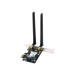 Беспроводной сетевой адаптер, ASUS, PCE-BE6500, WiFi 7, 802.11be, 2,4 ГГц / 5 ГГц / 6 ГГц, BE6500, Bluetooth 5.4,