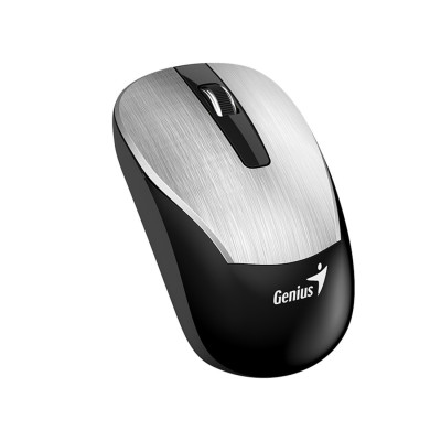 Компьютерная мышь, Genius, ECO-8015, 3D, Оптическая, 800dpi, Беcпроводная 2.4ГГц, Серый