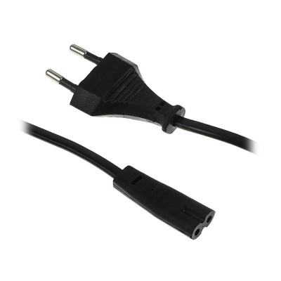 Кабель питания, PC-184/2-1.8M, 1.8м Cable power, Cablexpert (аудио-видео аппаратура, ноутбук), 2 pin, black