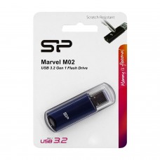 Флешка USB Silicon Power, Marvel M02, SP256GBUF3M02V1B, 256GB, Синий 