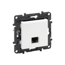 Информационная розетка одинарная, Legrand Niloe Step, 863163B, RJ45 Кат.6 UTP Белый new